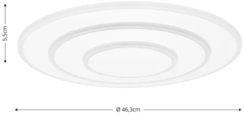 Brilagi - Lampada LED da soffitto dimmerabile MODERN LED/58W/230V 2700-6500K + D