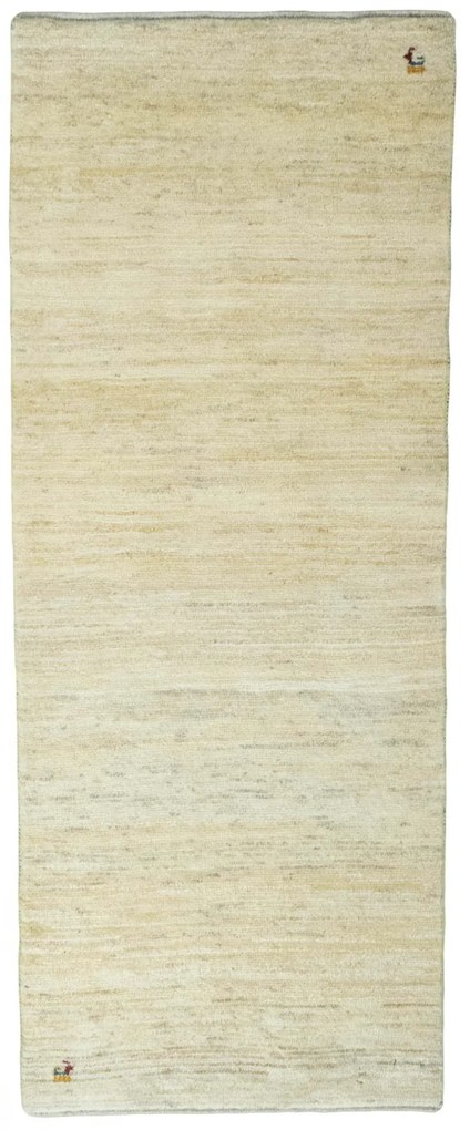 Gabbeh Tappeto persiano 80x210 Beige (Iran) Annodato A Mano