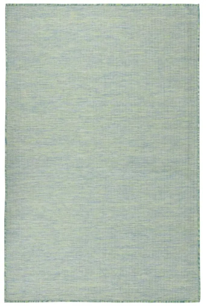 Tappeto Da Esterni A Tessitura Piatta 100x200 Cm Turchese /