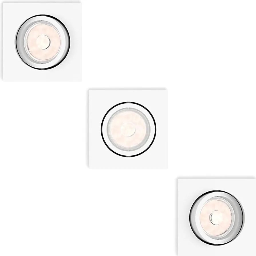 Philips 50193/31/PN - Set da 3 faretti da incasso ENNEPER 1x GU10/5,5W/230V