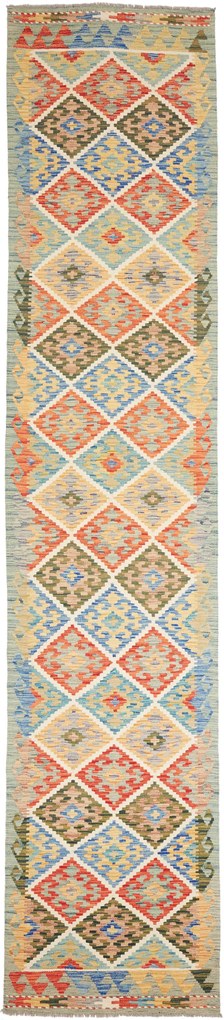 Kilim Tappeto orientale 80 x 400 (Pakistan) Tessuto A Mano