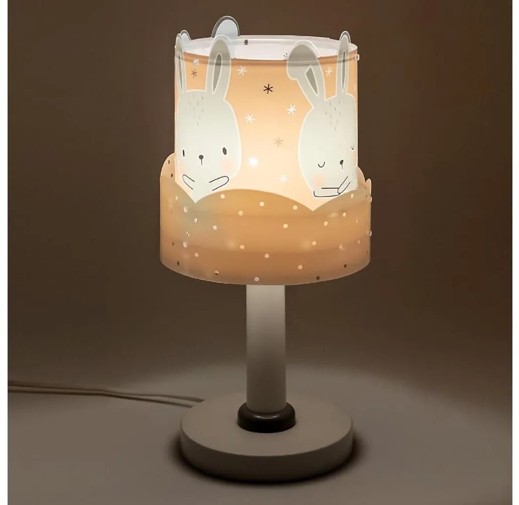 Dalber 61151S - Lampada per bambini BUNNY 1xE14/40W/230V arancio
