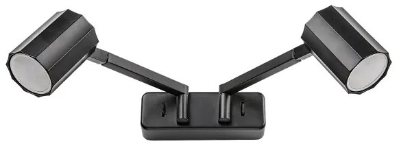 Rabalux 73028 - Faretto da parete KARTER 2xGU10/5W/230V