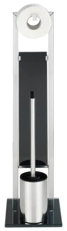 Scopino con supporto per carta igienica Rivalta - Wenko