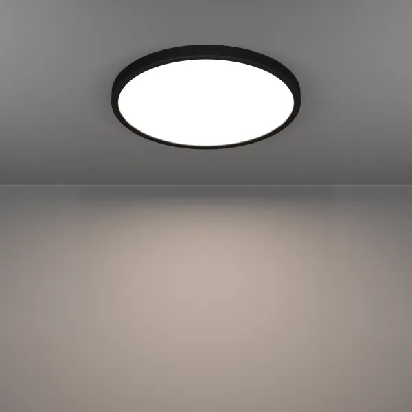 Eglo 901725 - LED RGBW plafoniera da bagno dimmerabile FUEVA-Z LED/17,5W/230V 39,9cm IP44 nero