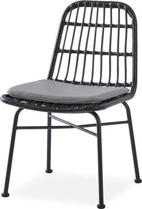 Sedia K401 in nero/grigio