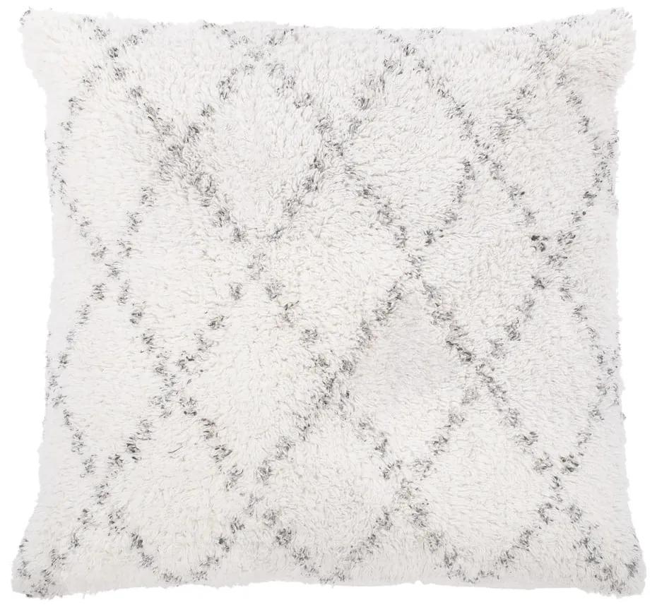 Cuscino decorativo in cotone bianco e grigio Geometrico, 45 x 45 cm - Tiseco Home Studio