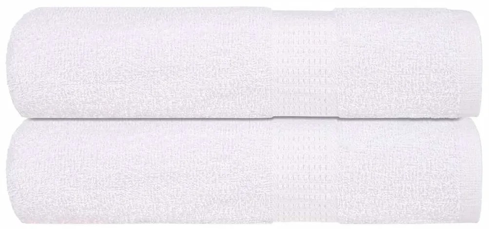 Asciugamani Da Bagno 2 Pz Bianchi 100x150cm 360g/m² 100% Cotone /