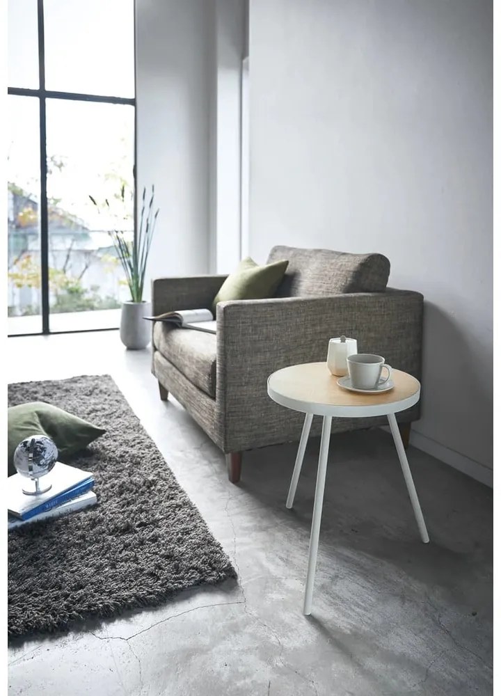 Tavolino da caffè rotondo 48x49 cm Tower - YAMAZAKI