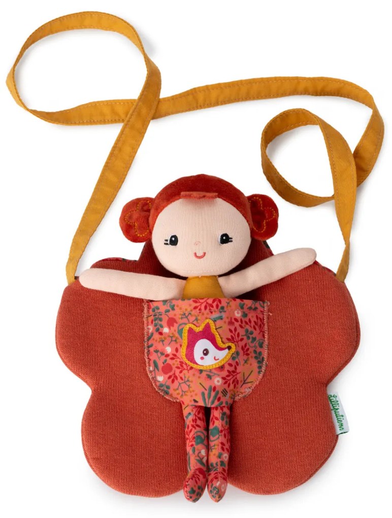 Lilliputiens - Borsetta a forma di fiore con bambola Adele