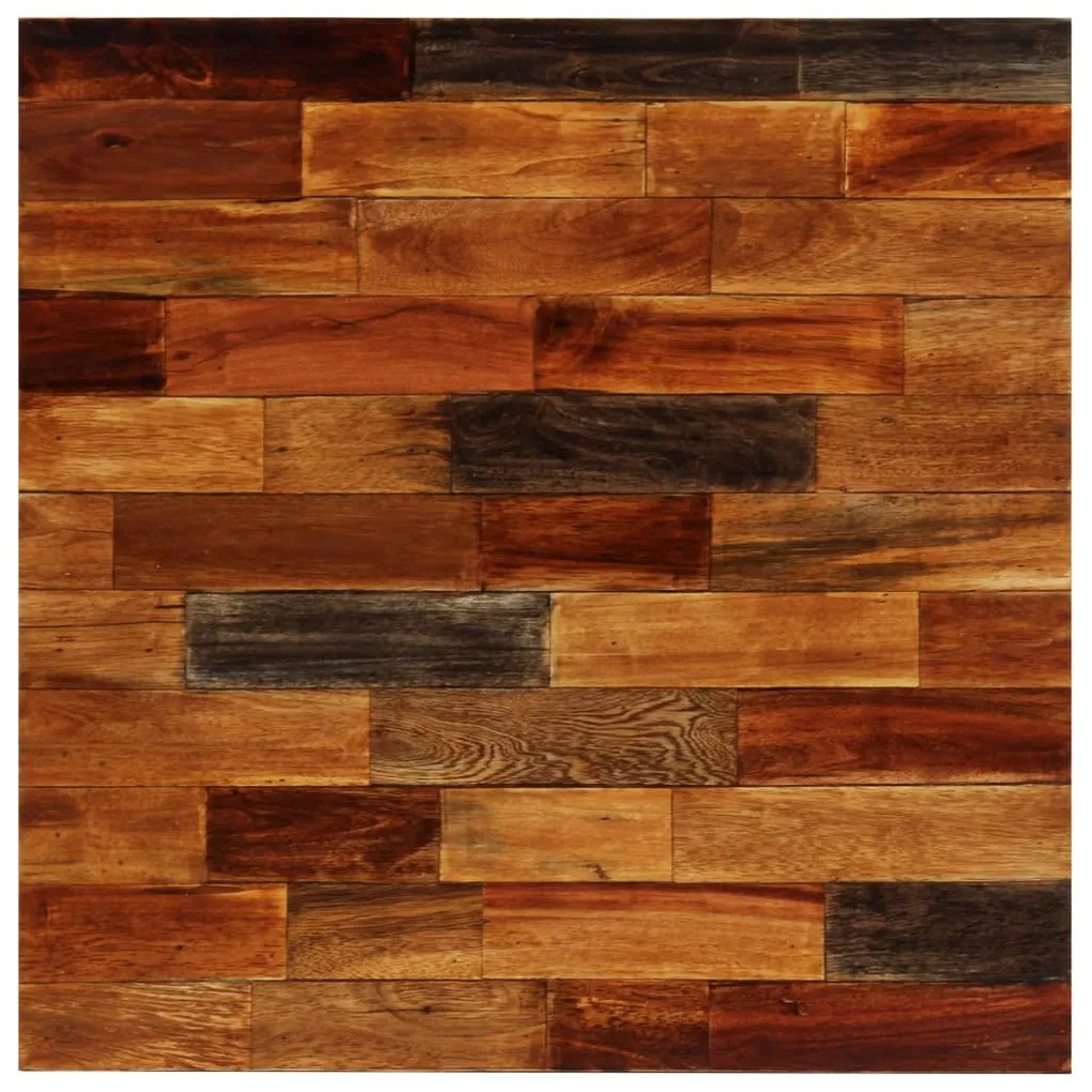 Tavolino da bar in legno massello di recupero 70x70x106cm