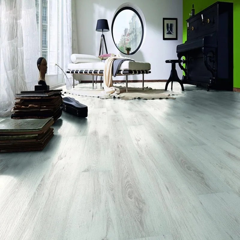Pavimento laminato Standard bianco Sp 7mm