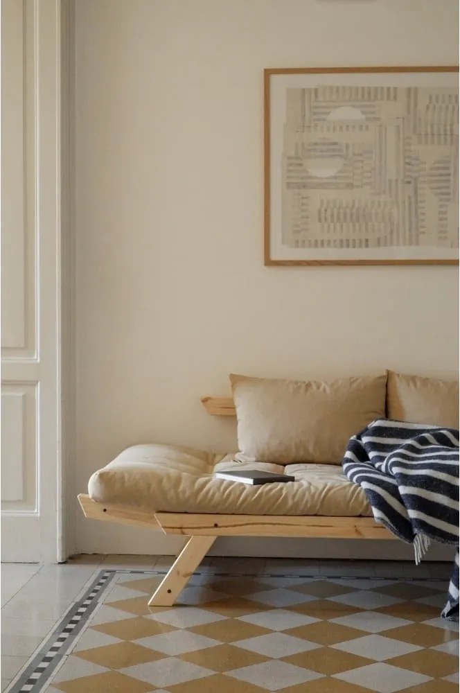 Divano variabile Naturale chiaro/Beige lino Bebop - Karup Design