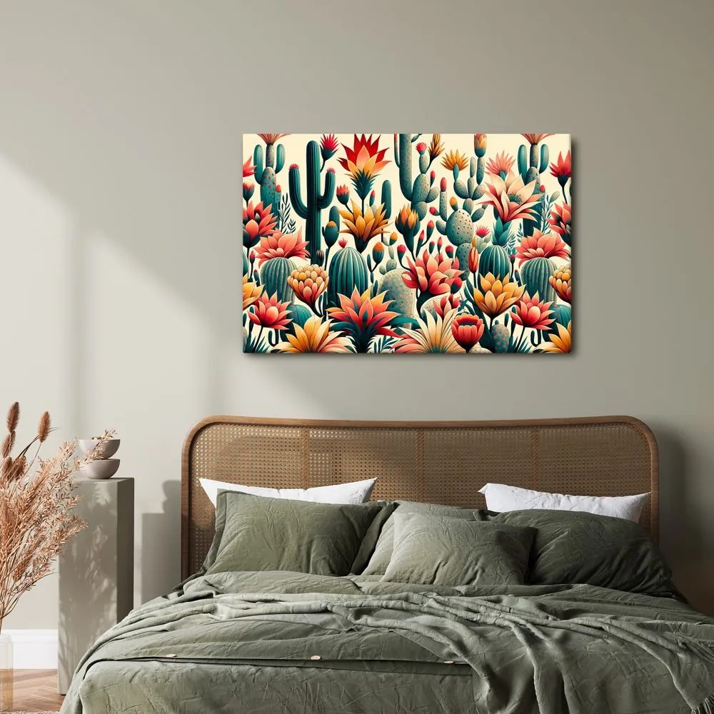 Quadro su tela – Cactus in fiore
