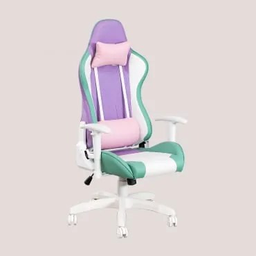Silla Gaming Kiamy Colori Multicolore Soft - Sklum