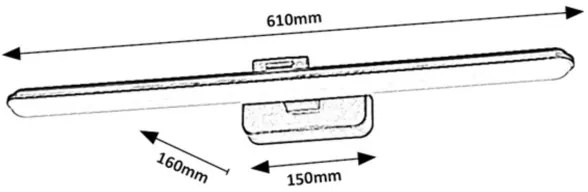 Rabalux 71148 - Lampada LED da quadro NABIL LED/15W/230V 4000K bianco