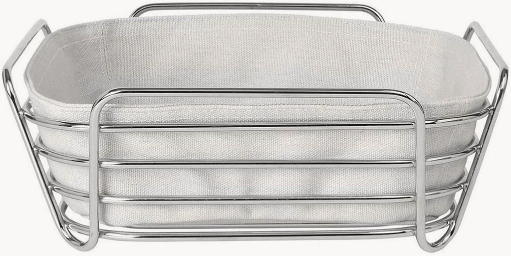 Cestino per pane con inserto in cotone Delara