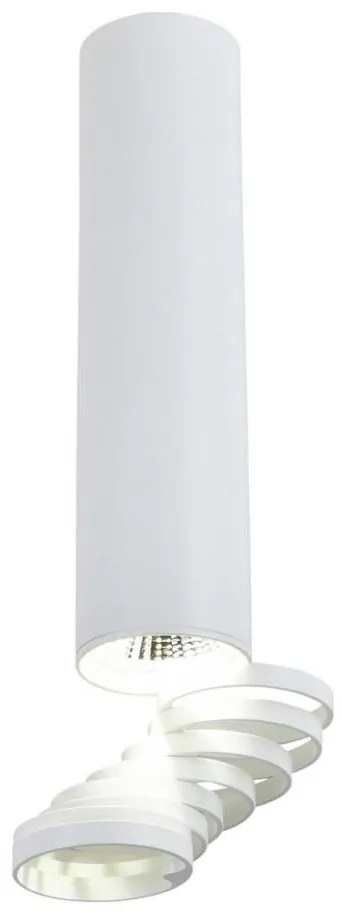 Lampadario a plafone TUBA 1xGU10/50W/230V bianco