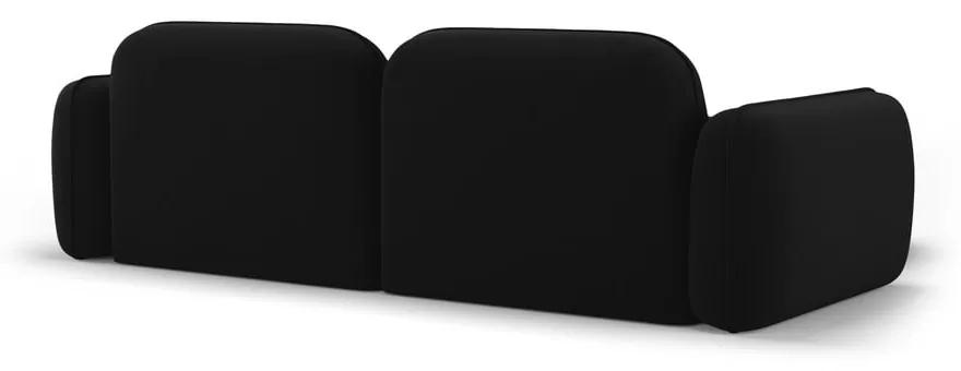 Divano angolare in velluto nero (angolo sinistro) Audrey - Interieurs 86