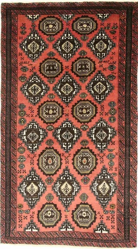 Beluch Tappeto persiano 110 x 190 Rosso (Iran) Annodato A Mano