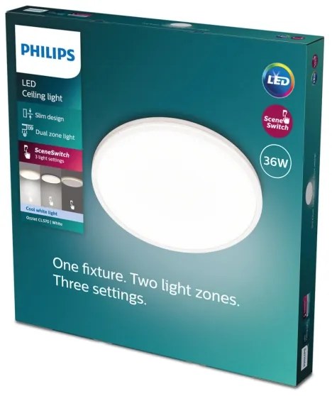 Philips- Plafoniera LED dimmerabile OZZIET SCENE SWITCH LED/36W/230V 4000K