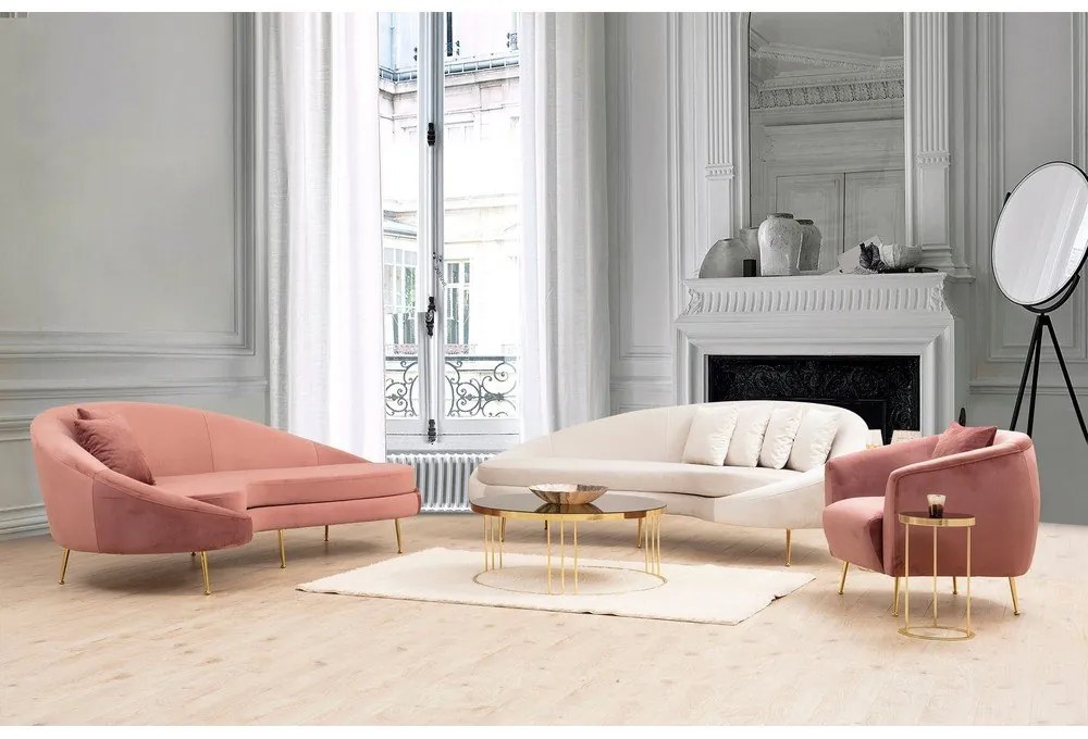 Divano crema 255 cm Eses - Artie