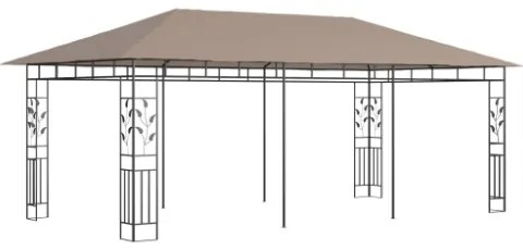 Gazebo con Zanzariera 6x3x2,73 m Talpa 180 g/m²