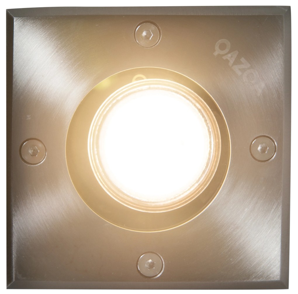 Faretto da incasso per terra in acciaio 10,5 cm IP65 - Basic Square