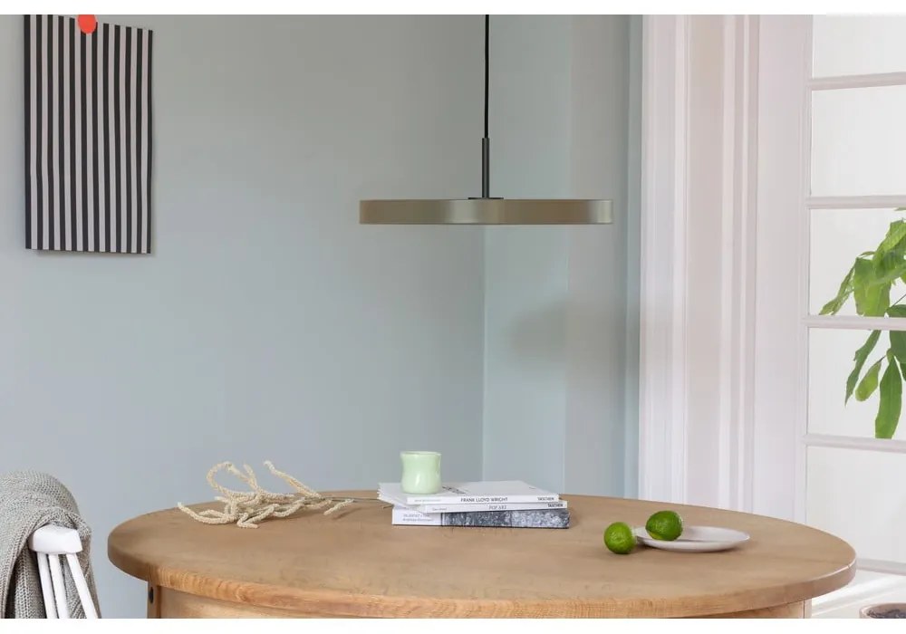 Apparecchio a sospensione LED marrone chiaro con paralume in metallo ø 43 cm Asteria Medium - UMAGE