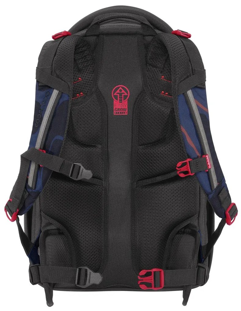 Zaino scuola coocazoo PORTER, Lava Lines, certificato AGR