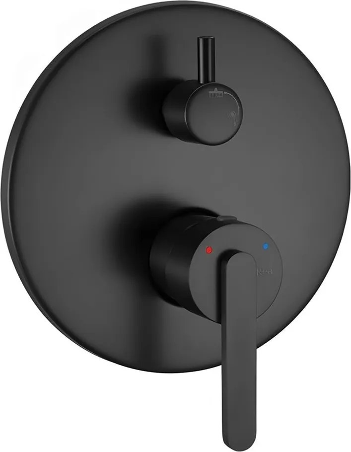 Set doccia da incasso Rea Ontario Black + BOX