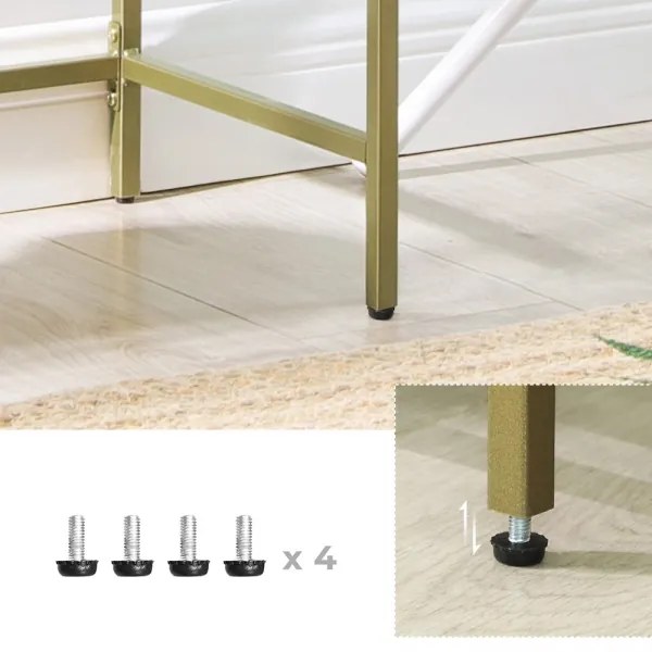 Consolle CIREL dorata