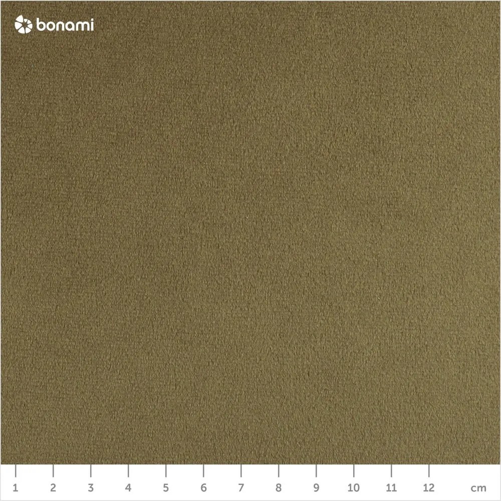 Poggiapiedi in velluto verde oliva Santo - Milo Casa