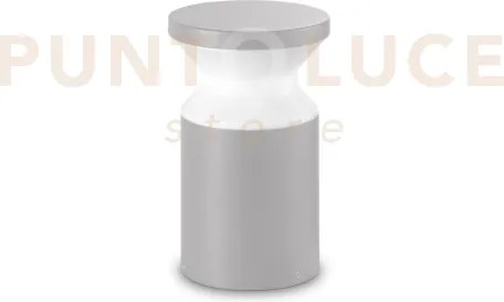 Torre paletto 1 luce attacco e27 22cm ip65 grigio