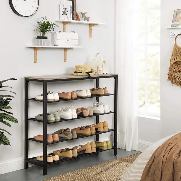 Scarpiera DAVOR grigia/nera