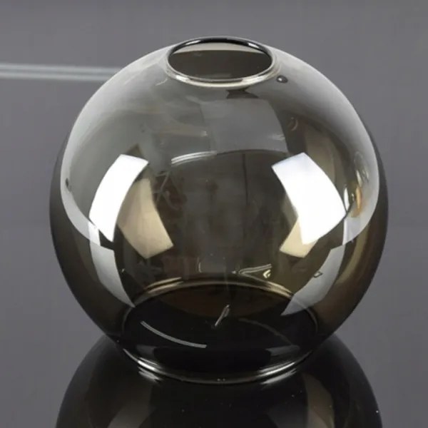 Lampadario a sospensione con supporto rigido FLEX 3xE27/60W/230V nero/fumé nero/fumé beige/limpido