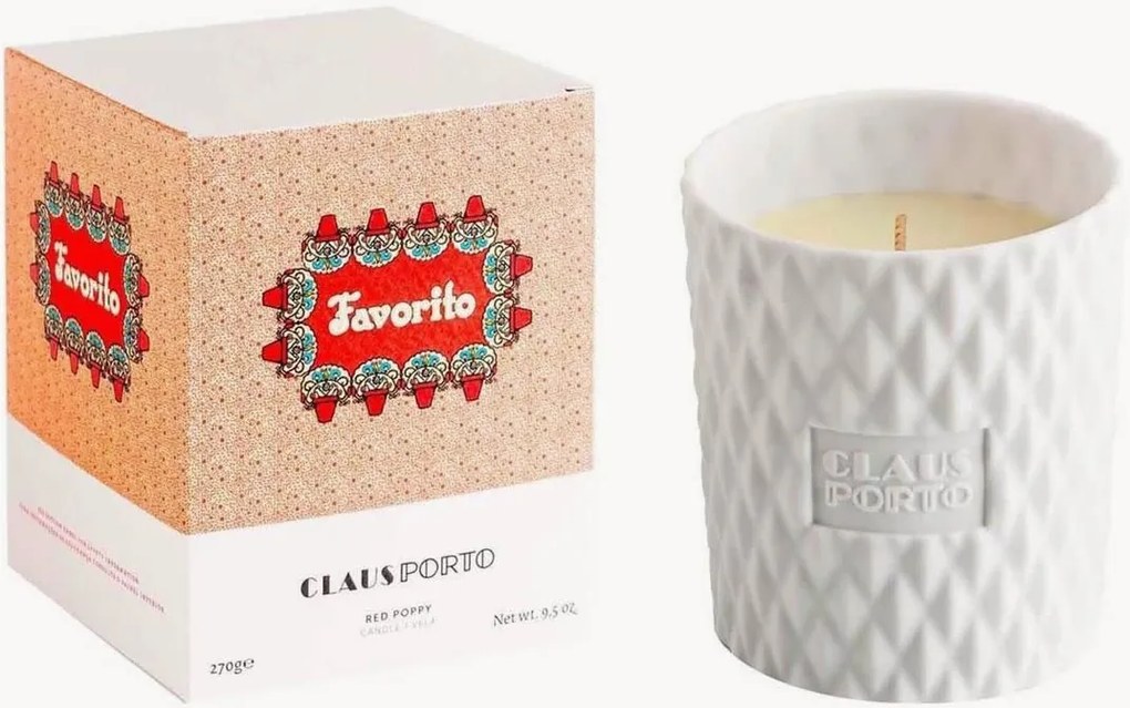 Candela profumata Favorito (frutti di bosco, foglie verdi)