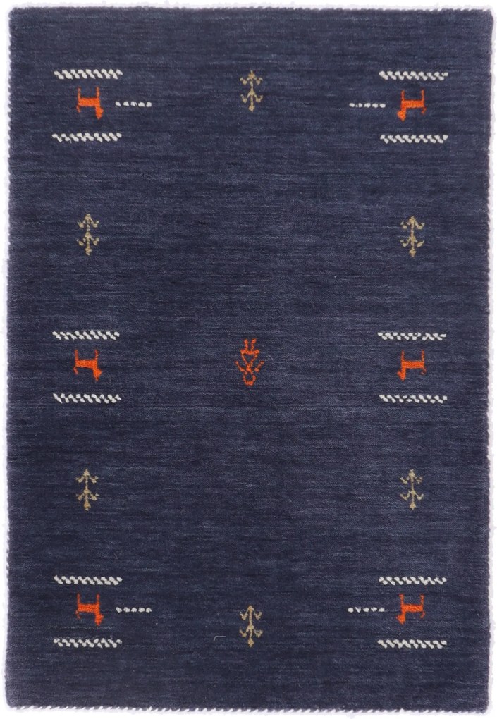 Tappeto 90x60 (Indian) Annodato A Mano