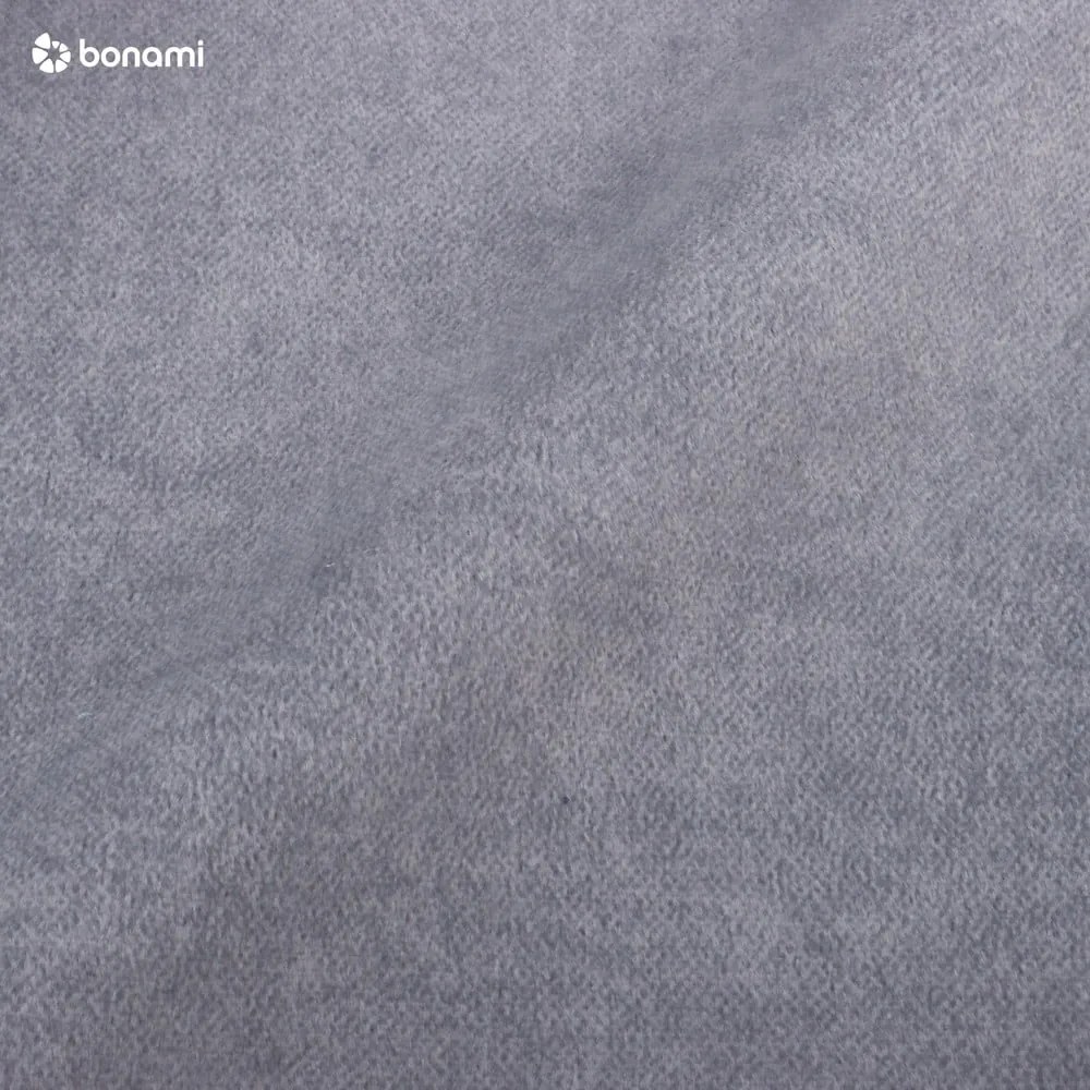 Letto singolo imbottito con contenitore grigio chiaro con materasso e topper inclusi 100x200 cm Bunny – Ropez