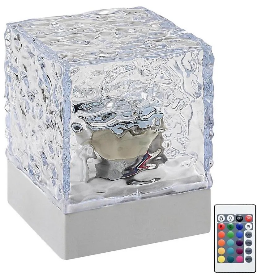 Rabalux 76022 - LED RGB Ricaricabile lampada da tavolo CUBIKO LED/1W/5V + +TC