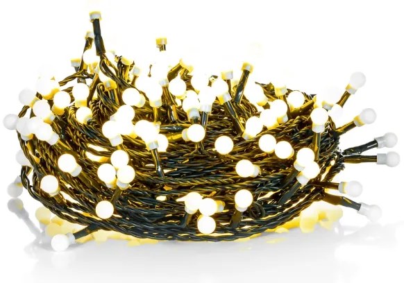 Retlux - Catena di Natale LED esterna 100xLED/8 funzioni 15m IP44 bianco caldo