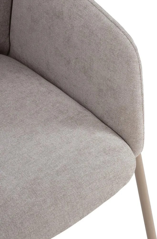 Set di sedie da pranzo beige in imbottito 2 pz Aslin – MOME