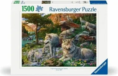 Puzzle Ravensburger Wolves in Spring