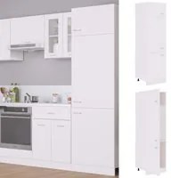 Armadio per Frigo Bianco 60x57x207 cm in Truciolato 802538