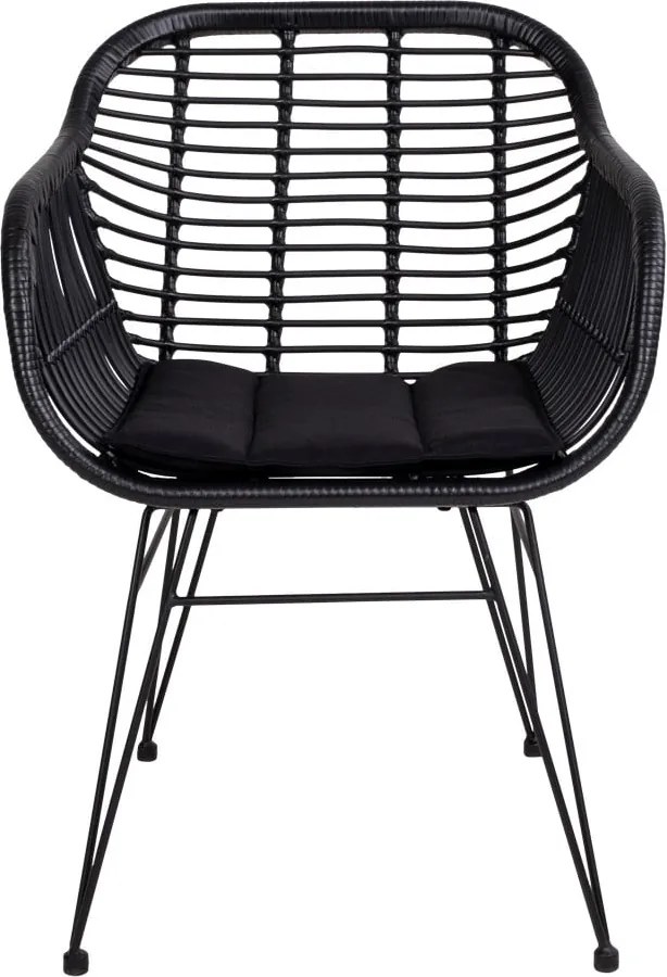 Set di 2 poltrone da esterno in rattan con cuscino Trieste - House Nordic