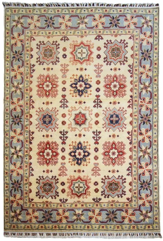 Ziegler Tappeto 210x150 Beige (Afghanistan) Annodato A Mano