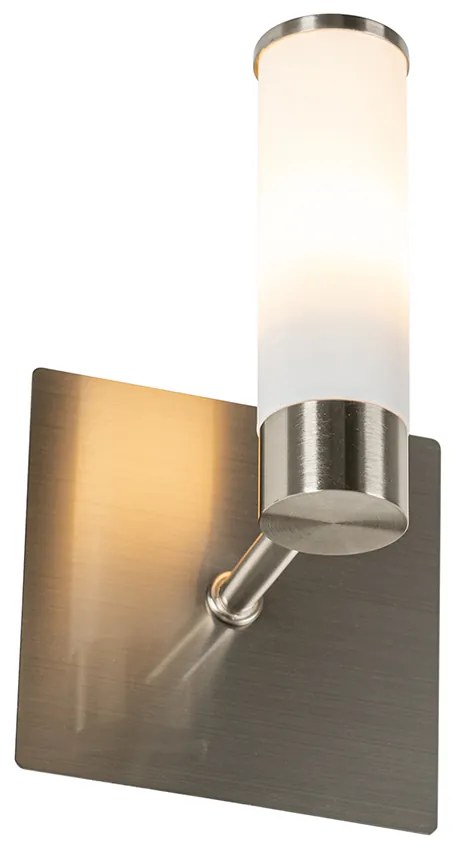 Lampada da parete per bagno moderna in acciaio IP44 - Bath