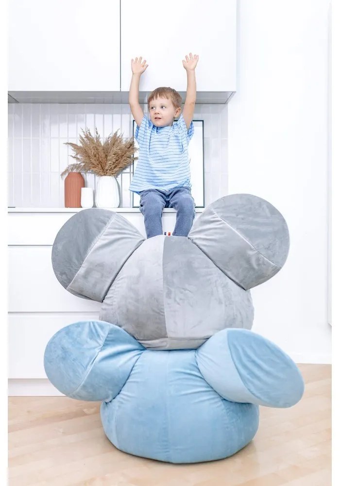 Borsa da divano per bambini in velluto rosso Ears - The Brooklyn Kids