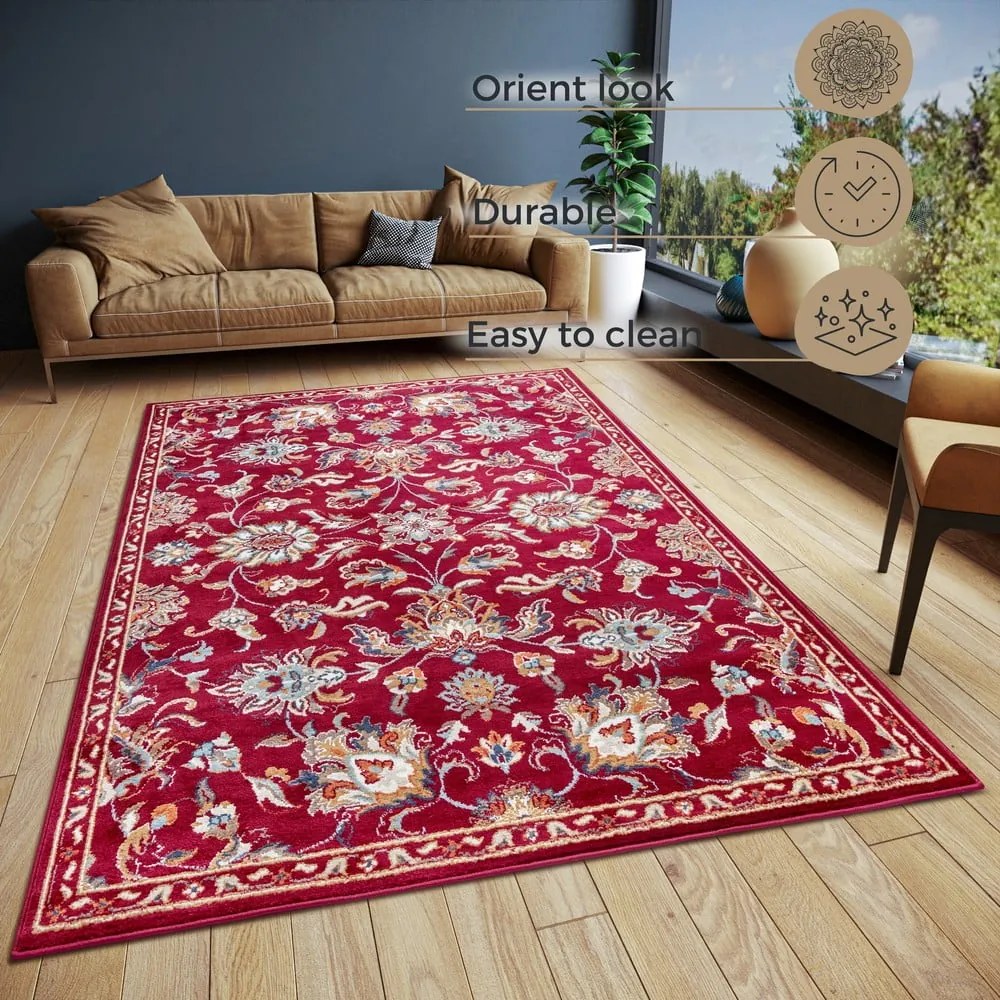 Tappeto rosso 200x280 cm Orient Caracci - Hanse Home