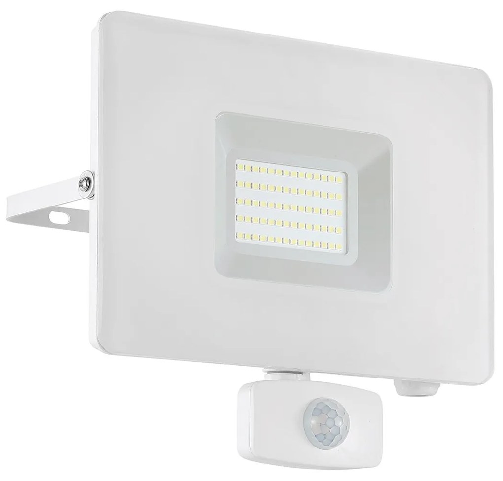 Faretto Sensore Esterno Moderna Faedo 3 Alluminio Bianco Led